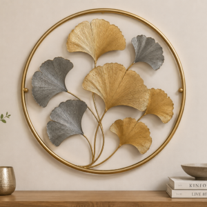 Velora Ginkgo Luxe Metal Wall Art